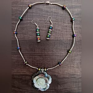 Necklace and Earring Set Handmade